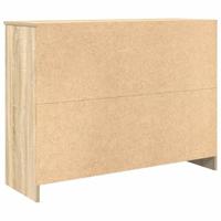Dressoir met lade 101x35x76 cm spaanplaat sonoma eikenkleurig - thumbnail