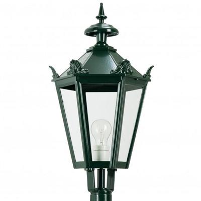 KS Verlichting Nostalgische lantaarn lampBergum K7B met kronen - zwart - 1509