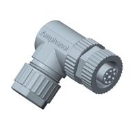 Amphenol M12A-05BFFB-SR7001 M SERIES 5 polig connector female M12 A-coding SCREW FE - thumbnail