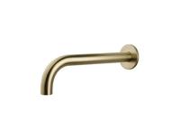 Wiesbaden Caral inbouw uitloop 30 cm | Geborsteld messing PVD - thumbnail