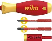 Wiha 41477 | momentset easytorque adapter electric | met slimvario® houder en slimbits sl/pz | 4-delig - 41477 - thumbnail