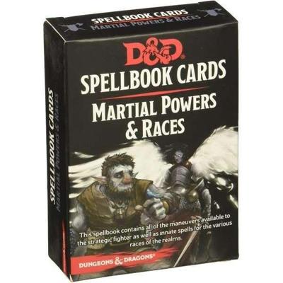 D&D 5.0 Spellbook Cards - Martial Powers and Races D&D 5.0 Spellbook Cards - Martial Powers and Races