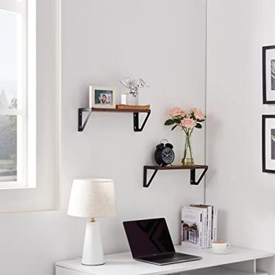 ACAZA Wandplank Vintage bruin - 2 st.