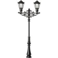 Viessmann Modelltechnik H0 Gaslantaarn Dubbel Kant-en-klaar model 6397 1 stuk(s) - thumbnail