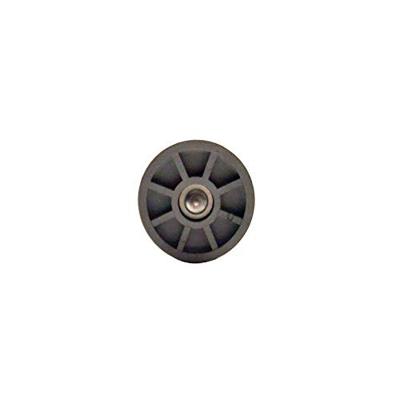 Stalen meubelpoot rvs look rond ø 2,5 cm en hoogte 10 cm (M8)