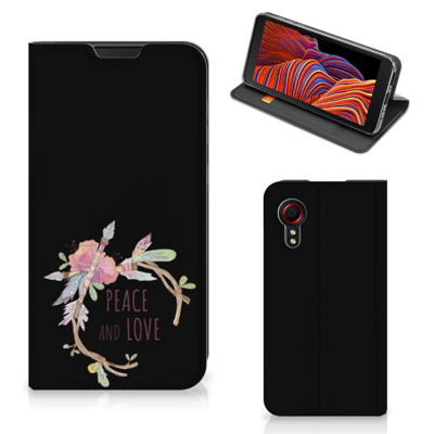 Samsung Galaxy Xcover 5 Magnet Case Boho Text Samsung Galaxy Xcover 5 Magnet Case Boho Text