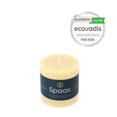 Kaars rustiek d7h7 cm ivoor Spaas - Spaas Kaars rustiek d7h7 cm ivoor Spaas - Spaas