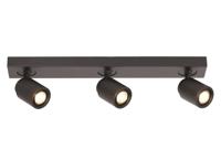Freelight Spot Razza 3 lichts L 54 cm GU10 zwart - thumbnail