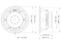 Lavoce WAF123.01 12 inch 30.48 cm Woofer 500 W 8 Ω - thumbnail