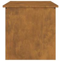 Buitenopslagdoos met opslag Bruin 55 x 50.5 x 50 cm Cortenstaal - thumbnail