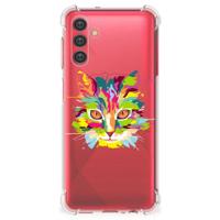 Samsung Galaxy A13 5G | A04s Stevig | Bumper Hoesje | Cat Color - thumbnail