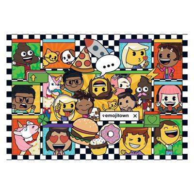 Clementoni legpuzzel super color emoji town, 180st. Clementoni legpuzzel super color emoji town, 180st.