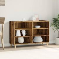 Dressoir 103,5x35x70 cm bewerkt hout oud houtkleurig - thumbnail