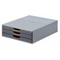 Durable VARICOLOR 3 - 7603 760327 Ladebox Grijs DIN A4, DIN C4, Folio, Letter Aantal lades: 3 - thumbnail