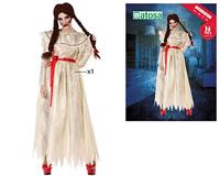 Kostuums voor Volwassenen Bezeten meisje Wit (1 Pcs) Maat XS/S - thumbnail