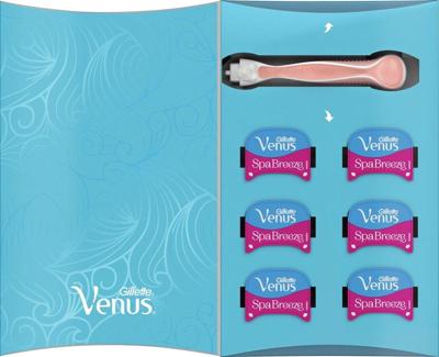 Gillette Gillette Venus Comfortglide Spa Breeze Scheersysteem Voor Vrouwen + 5 Scheermesjes