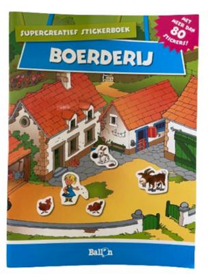 Ballon stickerboek Boerderij junior 27 x 20 cm papier Ballon stickerboek Boerderij junior 27 x 20 cm papier