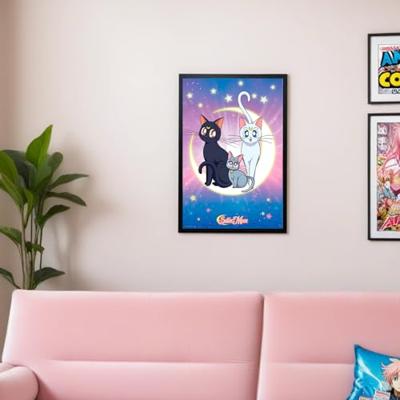 Poster Sailor Moon - Luna Artemis and Diana 61x91,5cm Poster Sailor Moon - Luna Artemis and Diana 61x91,5cm