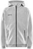 Craft 1910896 Core Soul Fz Hood Jr - Grey Melange - 122/128