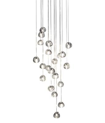 Terzani - Mizu R26SQ Hanglampen Helder Kristal / Wit Terzani - Mizu R26SQ Hanglampen Helder Kristal / Wit