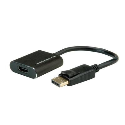 ROLINE DisplayPort/HDMI Adapter, v1.4, HDR 10, DP Male - HDMI Female, Actief