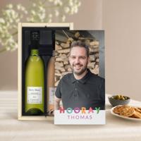 Wijnpakket in bedrukte kist - Belvy - Wit en rosé - thumbnail