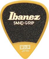 Ibanez PPA14MSGYE Grip Wizard Series Sand Grip plectrumset 6-pack teardrop geel medium - thumbnail