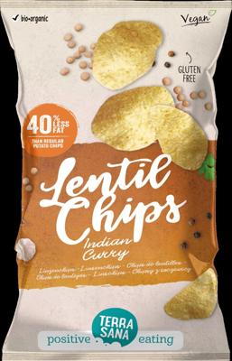TerraSana Linzenchips Indian curry bio 75 Gram TerraSana Linzenchips Indian curry bio 75 Gram