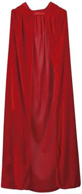 Cape Rood Velvet Met Kap