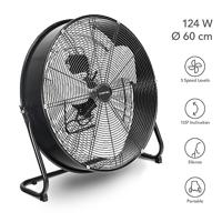 Trotec Vloerventilator TVM 24 D zwart | 124 Watt - TRO006051 - thumbnail