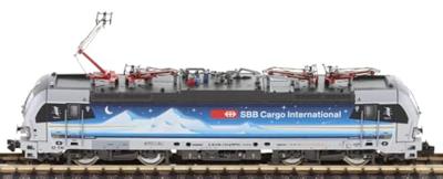 Fleischmann 7560027 N E-loc 193 110-4 „Goldpieren” van de SBB CI Fleischmann 7560027 N E-loc 193 110-4 „Goldpieren” van de SBB CI