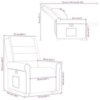 Sta-op-stoel verstelbaar stof zwart - thumbnail