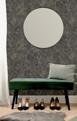 Dutch Wallcoverings Asperia - Aliare - Zwart/Zilver