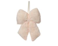 Strik kunst bont roze 14 cm - thumbnail