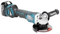 Makita DGA515RTJ DGA515RTJ Haakse accuslijper 125 mm Incl. 2 accus, Incl. lader 18 V 5 Ah - thumbnail