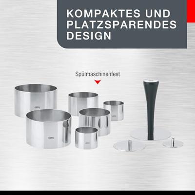GEFU Formidable Dresseerringen, set 10-delig GEFU Formidable Dresseerringen, set 10-delig