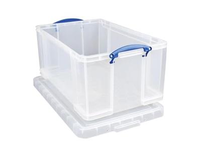 Really Useful Box 64 liter, transparant, per stuk verpakt in karton Really Useful Box 64 liter, transparant, per stuk verpakt in karton