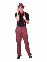 Rode Geruiten Broek - thumbnail