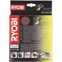 Ryobi RO125A10 | 10-delig ROS Schuurpapier compatibel met R18ROS-0 en ROS300 - 5132002608 - 5132002608 - thumbnail