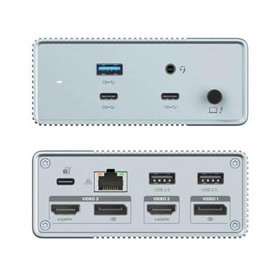 Hyper USB-C HyperDrive 12-in-1 docking station (gen 2) - Silver