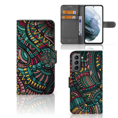 Samsung Galaxy S21 FE | Telefoon Hoesje | Aztec | Portemonnee hoesje Samsung Galaxy S21 FE | Telefoon Hoesje | Aztec | Portemonnee hoesje