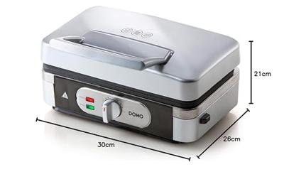 Domo DO9136C Snackmaker Zilver Domo DO9136C Snackmaker Zilver