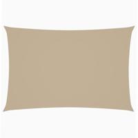 VidaXL Zonnescherm rechthoekig 2x4 m oxford stof beige - thumbnail
