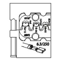 Gedore 8140-11 1830651 Krimpinzetstuk Platte insteekhulzen 0.5 tot 6 mm² - thumbnail