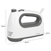 Bomann HM 6054 CB Handmixer Wit/Grijs - thumbnail