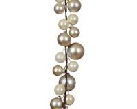 Slinger kunststof l6b6h180 cm parel kerst Decoris - Decoris - thumbnail