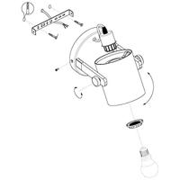 Eglo Strak wandlampjeHornwood 1 - 43427 - thumbnail