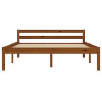 Bedframe massief grenenhout honingbruin 140x200 cm - thumbnail