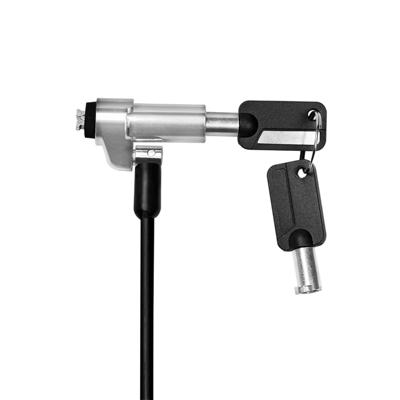 LogiLink NBS013 kabelslot Zwart, Zilver 1,8 m LogiLink NBS013 kabelslot Zwart, Zilver 1,8 m