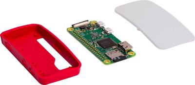 Raspberry Pi® Sonstiges Relais SBC-behuizing Geschikt voor serie: Raspberry Pi® Rood, Wit